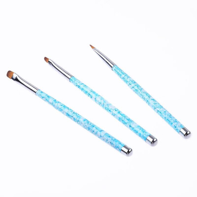 

3pcs Set UV Gel Marble Printed Painting Nail Art Dotting Pen Manicure Tools