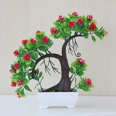 

2019 Künstlich Blume Pflanzen Im Topf Gefälschte Home Tisch Dekoration 1stk