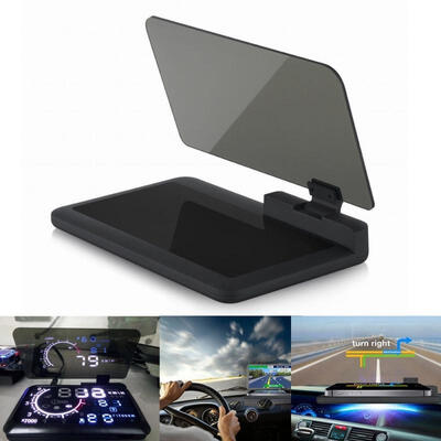 

HD Smartphone Navigation Reflection Head Up Display Holder Mount for 6Inch HUD