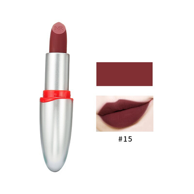 

12 Color Bullet Head Lipstick Matte Cosmetic Velvet Lips Pigment Lipstick Waterproof Long Lasting Moisturizing Makeup
