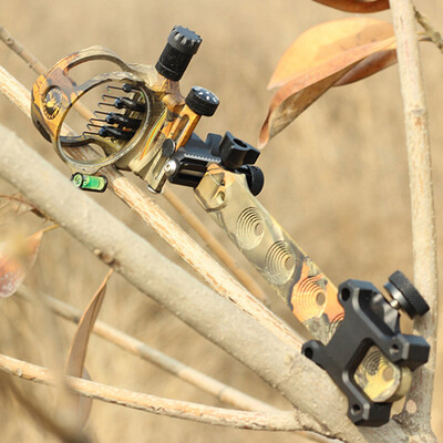 

Compound Bow Sight 7 Pin Archery Micro Adjustable Hunting Aluminum Alloy