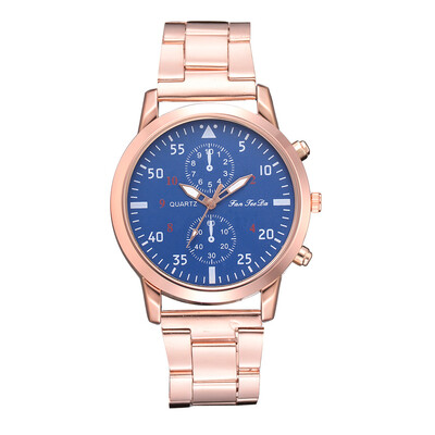 

Gobestart Quartz Wrist Watches Steel Strip Watch Strap Analog Slim Dial Casual