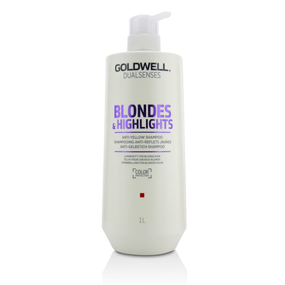 

GOLDWELL - Dual Senses Blondes & Highlights Anti-Yellow Shampoo Luminosity For Blonde Hair 1000ml338oz
