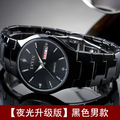 

Authentic Green Ceramic Watch Waterproof Leisure Mens Watch Couple Watch Shi Ying Luminous Female Student Watch Mens Watch