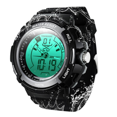 

10ATM 100 meters underwater waterproof sports electronic watch suitable for swimming diving&other water sports