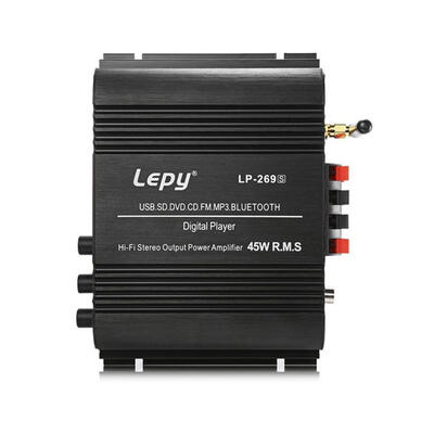 

Lepy LP-269S HiFi Digital Stereo Amplifier 2-Channel Powerful Sound Compatible With Car Motorcycle Computer Speaker