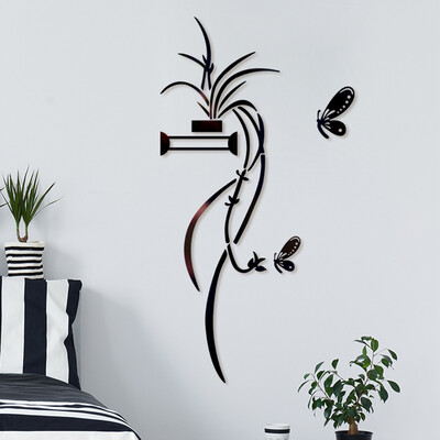 

〖Follure〗3D Diy Flower Shape Acrylic Wall Sticker Modern Stickers Decoration