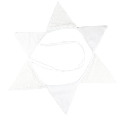 

12 Flags 32m Lace Rose Leaves Flags Pennant Wedding Birthday Party Decor