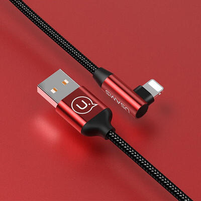 

USAMS Game Elbow -type Data Cable Lightning USB Cables For IPhone -12m