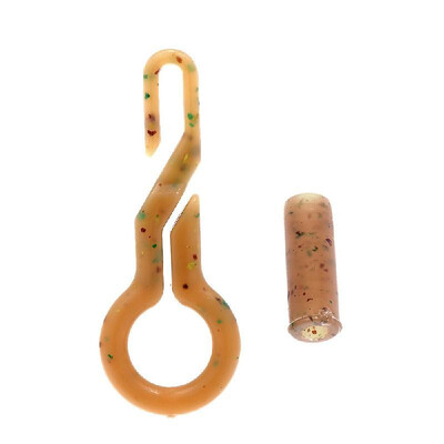 

50 Sets Fishing Back Lead Clips with Tubes Carp Fishing Tackle Tools Clips