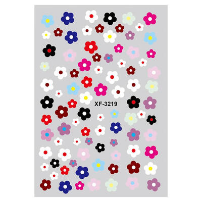 

1pc Floral Slider Nail Stickers Decal Nail Art Manicure Adhesive Decor Tip