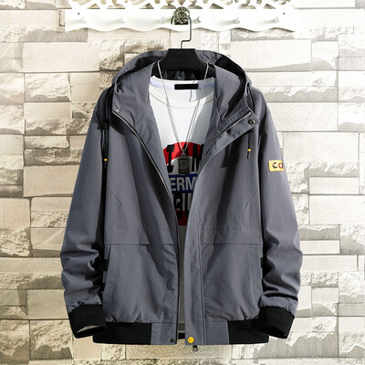 

Toponeto Mens Autumn Winter Long Sleeve Hooded Outwear Tops Blouse Loose Jacket