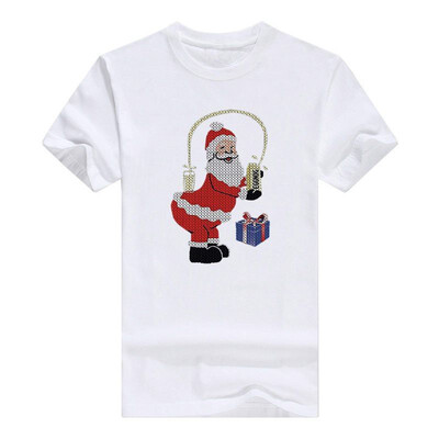 

Eggnog Santa Sweatshirt Eggnog Sweater Ugly Mens T-Shirt Broadcloth Shirt