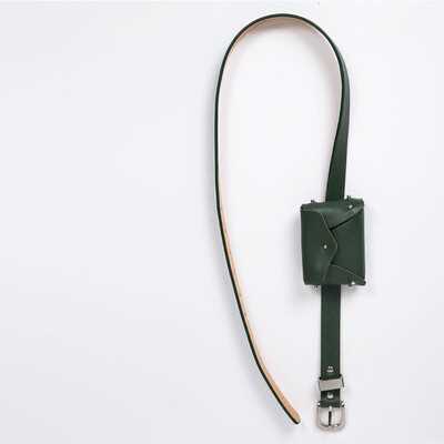 

Early Spring Mini Pocket Red Mini Purse Belt Ximen Datong Same Small Money Pocket Belt