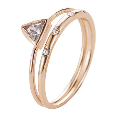

Exquisite Fashion Lady Minimalist Deluxe Diamond Ring Inlaid Pure Gemstone Ring For WomenS Wedding Jewelry