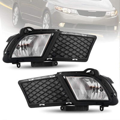 

Fog Lights for Kia Forte Sedan 4 Door 2010 2011 2012 OE Style 881 Halogen 12V 27W Bulbs & Wiring Harness