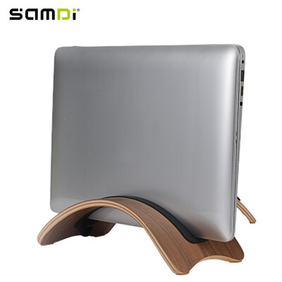 

SAMDI Laptop Stand Computer Notebook Wood Holder Support for Mac Air