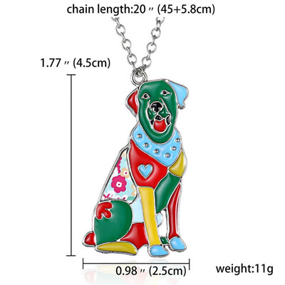 

Fashion Paint Animal Dragon Butterfly Dog Cat Pendant Necklace Women Jewelry 2019 New