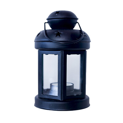 

Toponeto Christmas European Wrought Iron Windproof Lamp Candle Decorative Candlestick