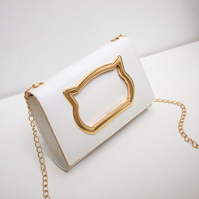 

Brand Fashion Cute Cat Messenger Bag for Women 2019 Chain Sling Shoulder Pouch Female Lady Crossbody Bags Teenage Girls Handbags