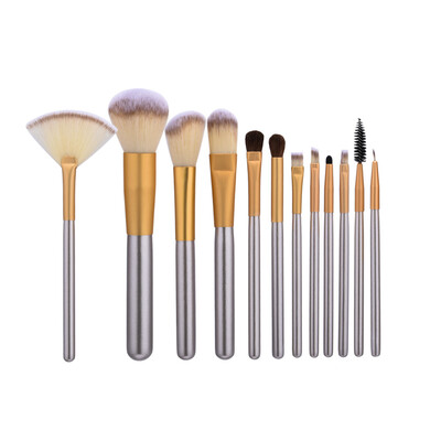 

〖Follure〗12Pcs Blending Pencil Foundation Eye shadow Makeup Brushes Eyeliner Brush