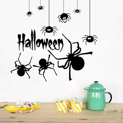 

〖Follure〗Happy Halloween Background Wall Sticker Window Home Decoration Decal Decor