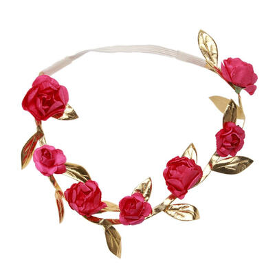 

Baby Flower Headband Lovely Elastic Garlands Valentine Photography Hairband