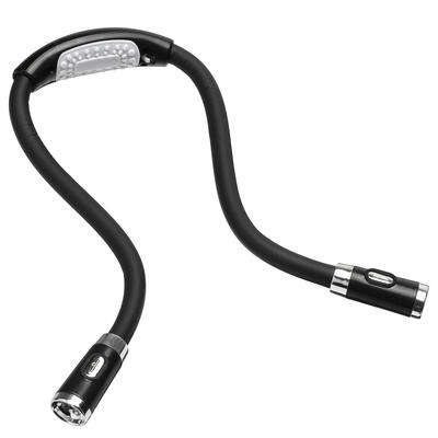 

LED Flexible Handsfree Hug Neck Reading Book Light Lamp Torch Flashlight