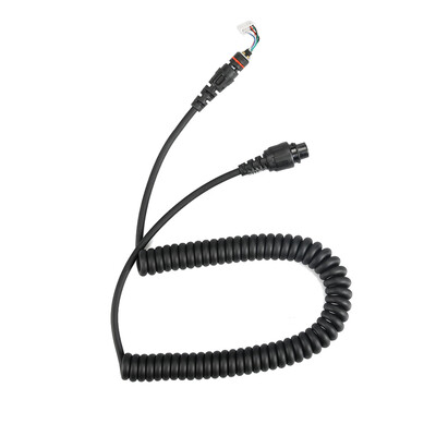 

Spare Cable 10 Pin Aviation Connector MD780 MD782U RD982U MD782V RD982V MD680 Walkie Talkie Mic Microphone Cord