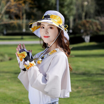 

Sun hat female summer face sunscreen clothes outdoor cycling sun hat female travel beach electric car sun hat
