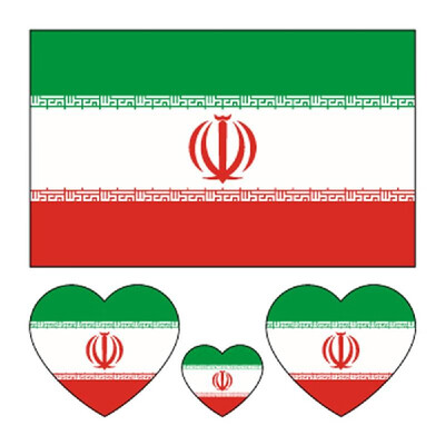 

Environmental Protection Waterproof&Anti-sweat National Flag Tattoos Stickers Football Fan Sticker