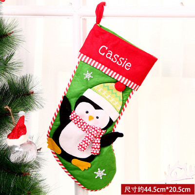 

Christmas Stocking Socks Xmas Santa Snowman Candy Bag Pocket Pedant & Light Pro