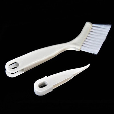 

Toponeto 2 In 1 Multipurpose Window Track Cleaning Brush Keyboard Dust Shovel OR