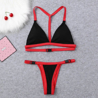

Roseonmyhand Women Solid Bikini Set Swimming Two Piece Swimsuits Swimwear Beach Suit
