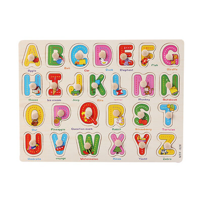 

Tailored Wooden Number Lette Puzzle Jigsaw Early Learning Baby Kids Educational Toys A