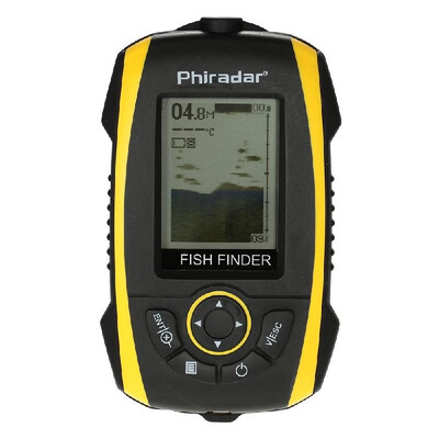 

Portable Fish Finder LCD Display Sonar Sensor Transducer Fishfinder Fish Alarm