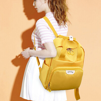 

School bag female Korean version of high school ins wind port wind 2019 new college students fashion color matching wild backpack backpack