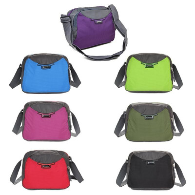 

Women Nylon Crossbody Bag Zipper Adjustable Strap Pockets Casual Bag Travel Outdoor Shoulder Bag