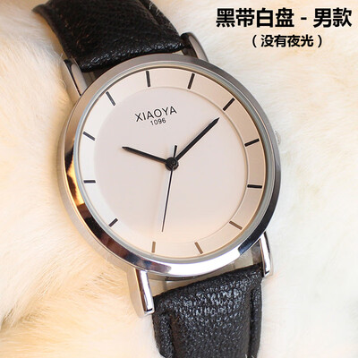 

Fashion trend watch male student Korean version simple leisure air night light womens watch waterproof quartz couple watch