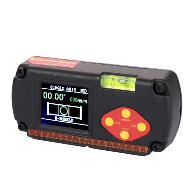

Portable LCD Display Dual-axis Angle Ruler Digital Level Inclinometer 01° Accuracy with USB Cable&Built-in Lithium Battery