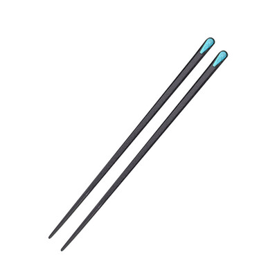 

Toponeto 1 Pair Japanese Chopsticks Alloy Non-Slip Sushi Chop Sticks Set Chinese Gift