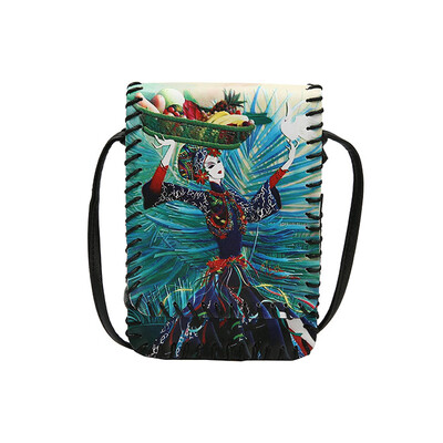 

Tailored Fashion Women Printing Bags Retro Leather Bag Crossbody Bag Handle Phone Bags