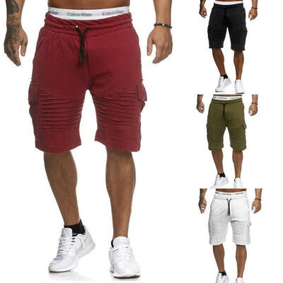 

Men Sport Casual Shorts Pants Gym Fitness Training Jogging Running Trunks Slacks