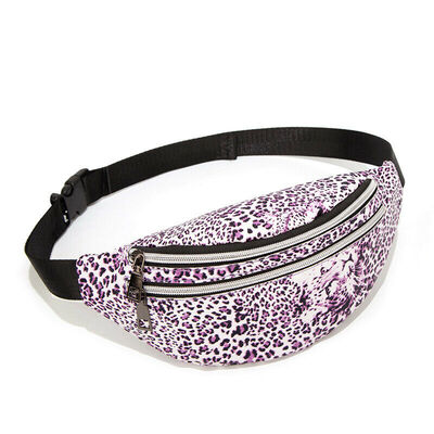 

Women Leopard Waist Fanny Pack Belt Bag Travel Hip Bum Bag Purse Chest Pouch