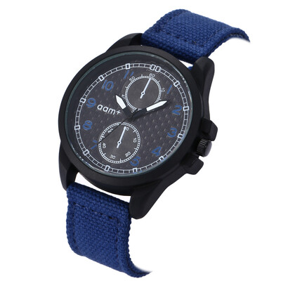 

New mens woven watch sports military digital two