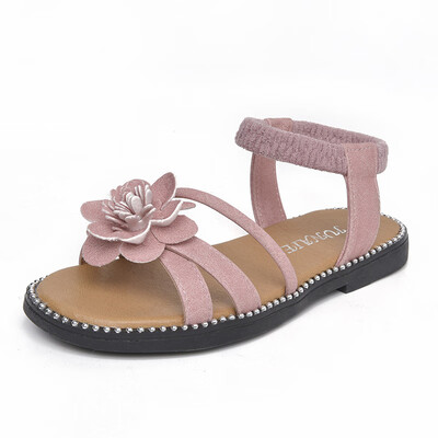 

New Summer Kids Sandals Cute Flower Design Sandal Girl Open Toe Princess Shoes