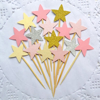 

FUNNYBUNNY Funny Hearts Cake Decorations Toppers Picks for Wedding&Baby Birthday 10 Counting Christmas Decorations for Home