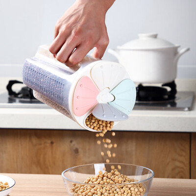 

Gobestart Transparent Plastic Storage Box Dry Dried Food Storage Box Container Box