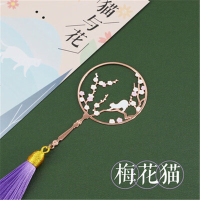 

Chinese style ancient fan-shaped bookmark teachers day gift