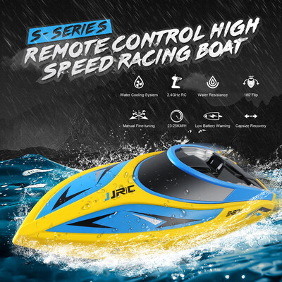 

JJRC S2 Shark 24GHz 2CH 25KMh Portable Mini RC Boat Remote Control Speedboat